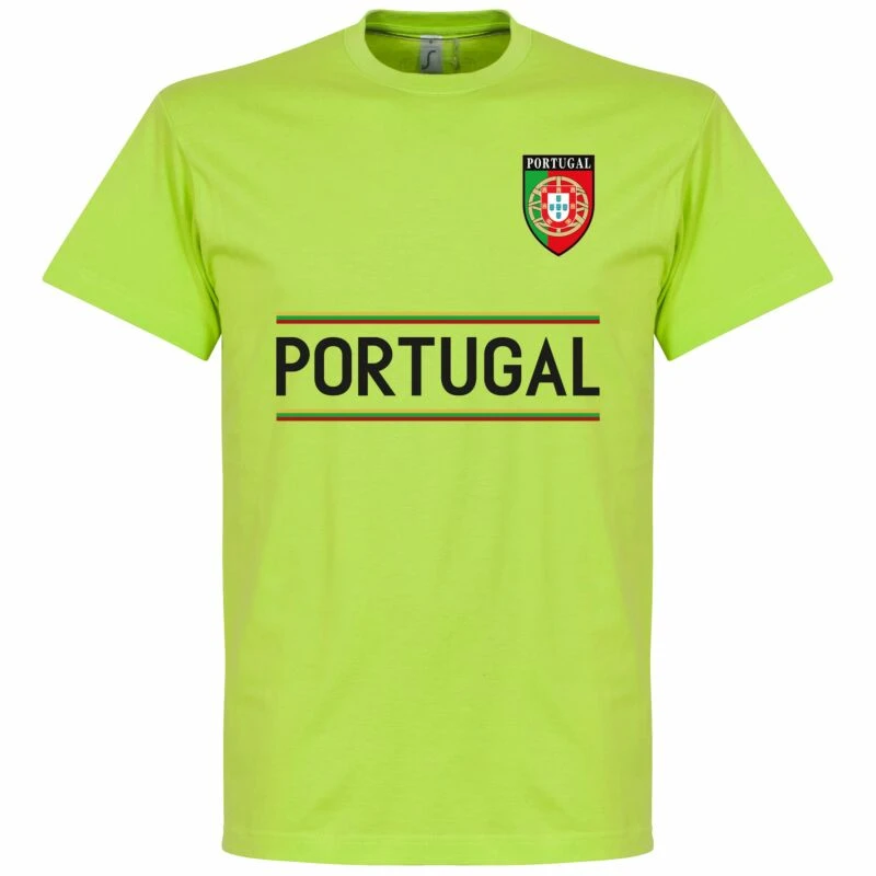 Portugal Rui Patricio 1 Team T-Shirt - Apfelgrün 3 Portugal Rui Patricio 1 Team T-Shirt - Apfelgrün – Bild 3