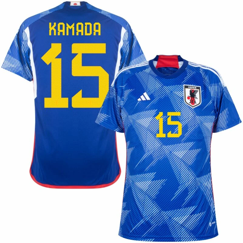 Adidas Japan Home Kamada 15 Trikot 2022-2023 (Offizielle Beflockung) 1 Adidas Japan Home Kamada 15 Trikot 2022-2023 (Offizielle Beflockung)