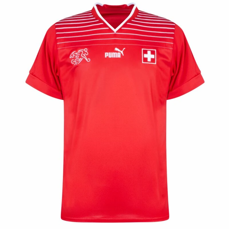 Puma Schweiz Home Trikot 2022-2023 1 Puma Schweiz Home Trikot 2022-2023