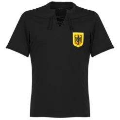 JOMA Deutschalnd 1950s Retro Trikot Schwarz