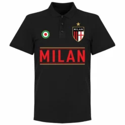 Mailand Team Polo Shirt - Schwarz