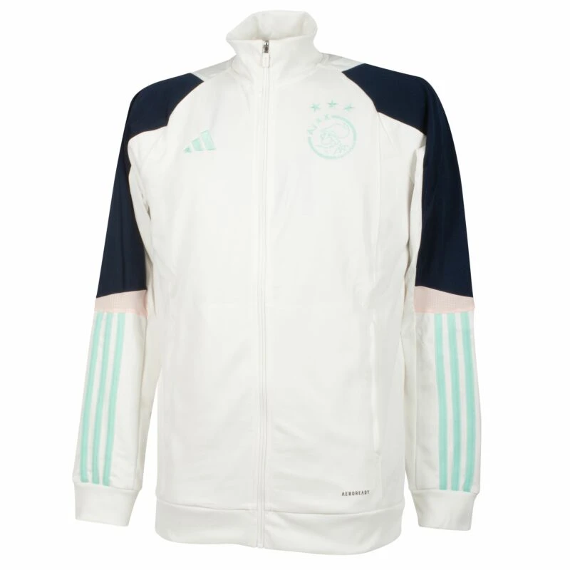 Adidas Ajax Presentation Trainingsanzug - Weiß/marine 2023-2024 3 Adidas Ajax Presentation Trainingsanzug - Weiß/marine 2023-2024 – Bild 3