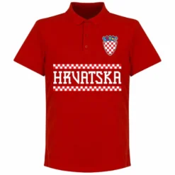 Kroatien Team Polo Shirt - Rot