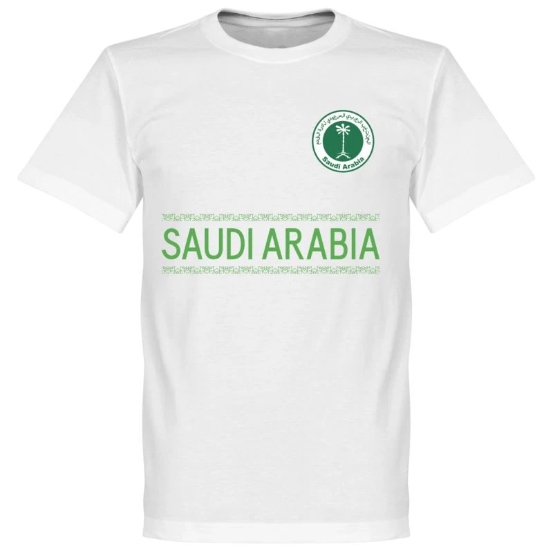 Saudi Arabien Team T-Shirt - Weiß 1 Saudi Arabien Team T-Shirt - Weiß
