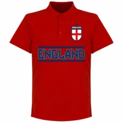England Team Polo Shirt - Rot