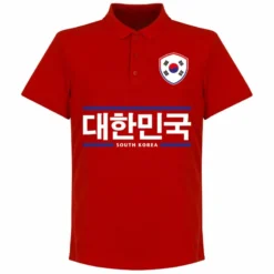 Südkorea Team Polo Shirt - Rot