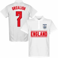 England Grealish 7 Team Polo - Weiß