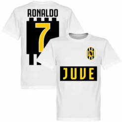 Juve Ronaldo 7 Team BOYS T-shirt - Weiß