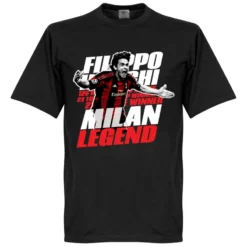 Inzaghi Legend T-Shirt - Schwarz