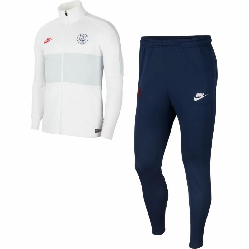 Nike PSG Dry Strike Trainingsanzug - Weiß/navy 2019-2020 1 Nike PSG Dry Strike Trainingsanzug - Weiß/navy 2019-2020