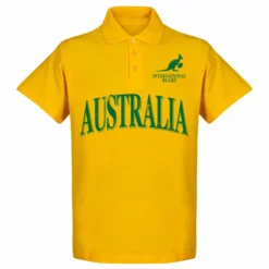 Australien Rugby Polo Shirt - Gelb