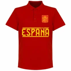 Spanien Team Polo Shirt - Rot