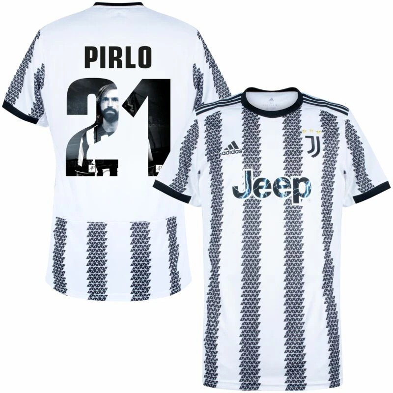 Adidas Juventus Home Pirlo 21 Trikot 2022-2023 (Gallery Beflockung) 1 Adidas Juventus Home Pirlo 21 Trikot 2022-2023 (Gallery Beflockung)