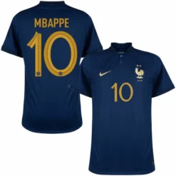 Nike Frankreich Home Mbappe 10 Trikot 2022-2023 (Offizielle Beflockung)