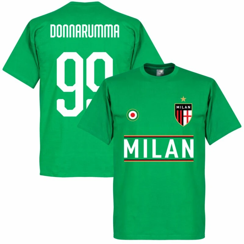 Mailand Donnarumma 99 Team T-Shirt - Grün 1 Mailand Donnarumma 99 Team T-Shirt - Grün