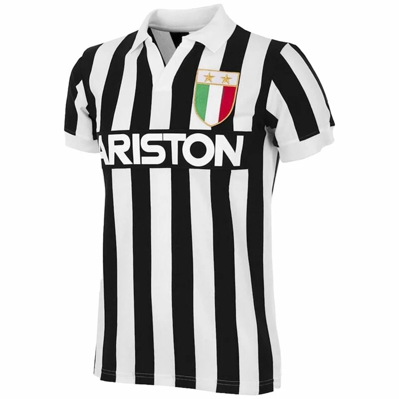 Copa 84-85 Juventus Rossi 9 Home Retro Trikot 3 Copa 84-85 Juventus Rossi 9 Home Retro Trikot – Bild 3
