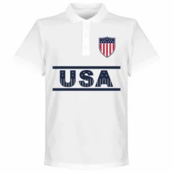 USA Team Polo Shirt - Weiß