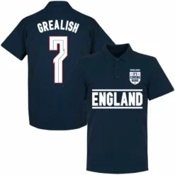 England Grealish Team Polo - Blau