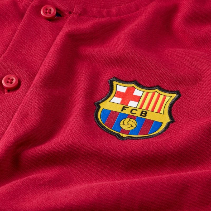 Nike Barcelona Modern Grand Slam Polo - Rot 2020-2021 3 Nike Barcelona Modern Grand Slam Polo - Rot 2020-2021 – Bild 3