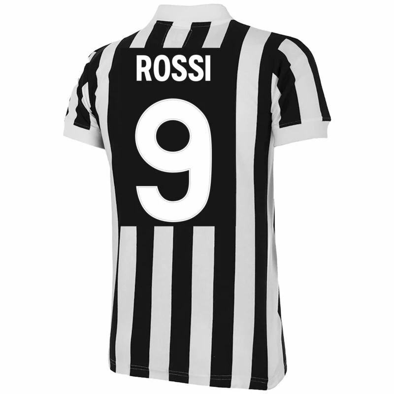 Copa 84-85 Juventus Rossi 9 Home Retro Trikot 2 Copa 84-85 Juventus Rossi 9 Home Retro Trikot – Bild 2