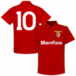 Benfica 10 Team Polo Shirt - Rot