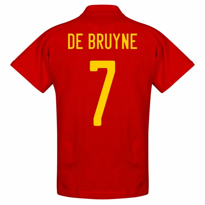 Polo Belgien De Bruyne 7 Team - Rouge 2 Polo Belgien De Bruyne 7 Team - Rouge – Bild 2